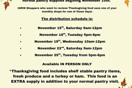 GRIN for Thanksgiving 2025