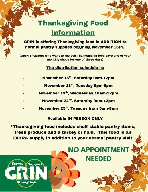 GRIN for Thanksgiving 2025